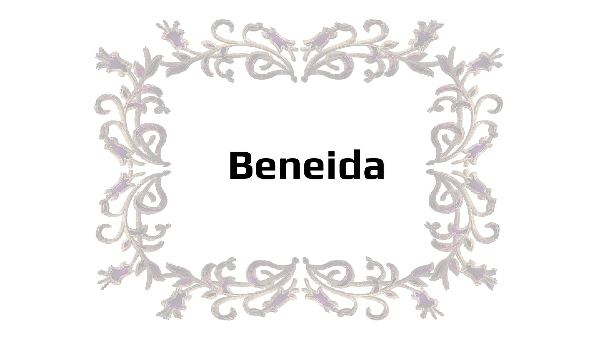 Nombres que significan Bendecida