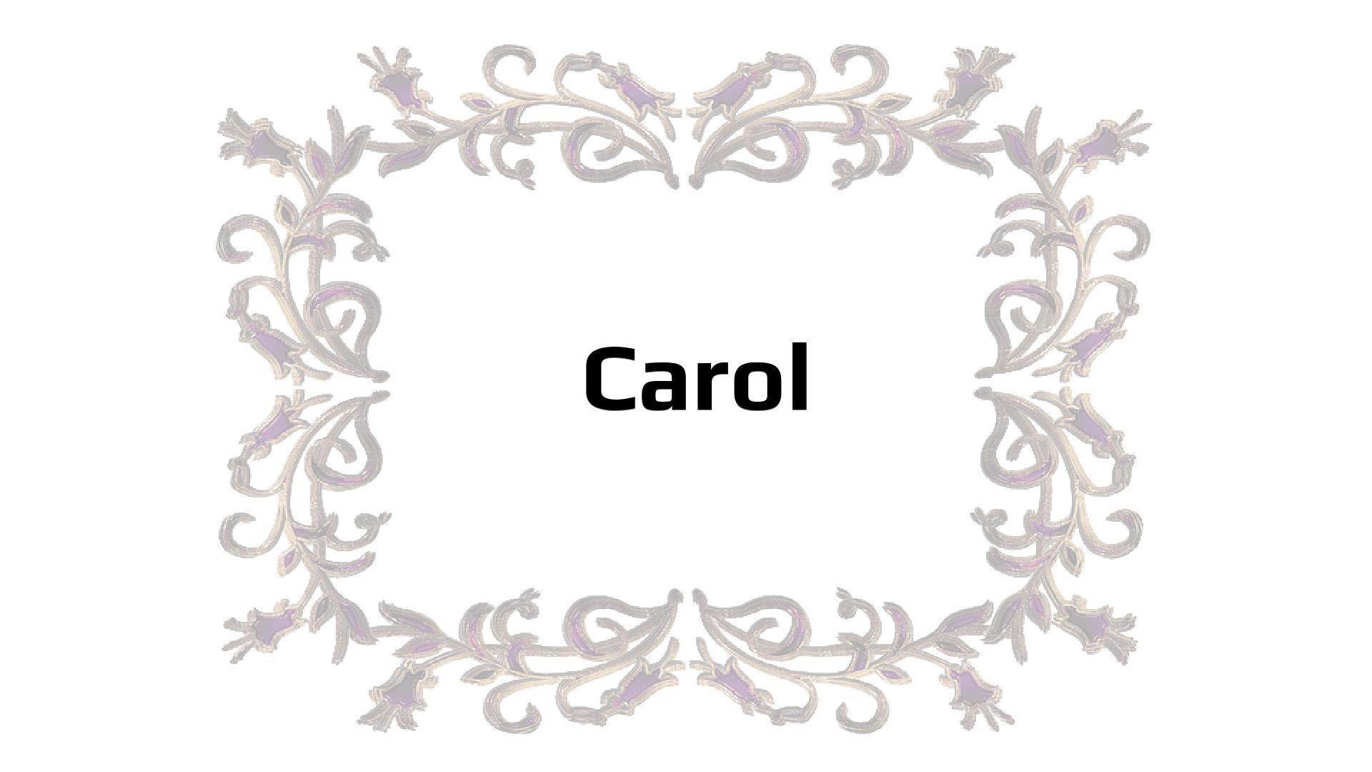 Nombres que significan Carolina