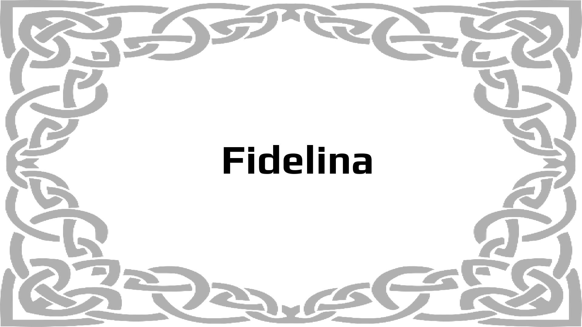 Nombres que significan Ordenada